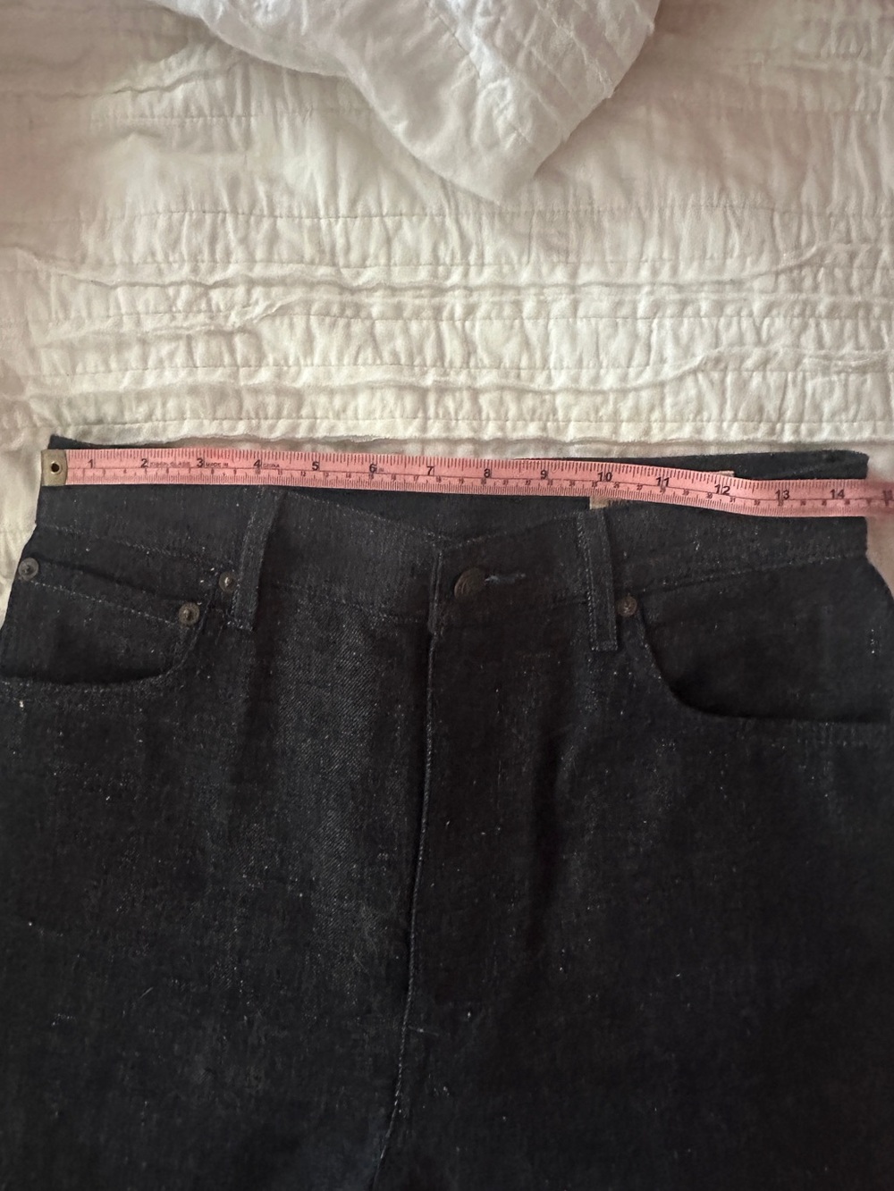Imogene + Willie Catherine Jeans Indigo Wash Selvedge Rigid NEP 29X35 Cotton - Picture 12 of 12